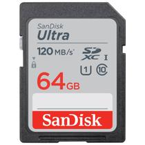Cartão De Memória Sandisk 64gb 120mb/s Ultra Sdhc Uhs-i