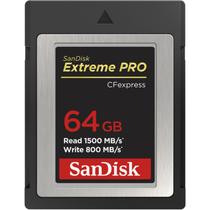Cartão de Memória SanDisk Compact Flash CF Express Tipo B Extreme Pro 64GB 1.500MB/s