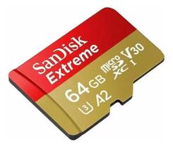 Cartão De Memória Sandisk Extreme Micro Sd Xc 64Gb 170Mb/S