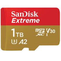 Cartão de Memória SanDisk Extreme microSDXC 1TB com Adaptador UHS-I Cartão de Memória SanDisk Extreme microSDXC 1TB com Adaptador UHS-I