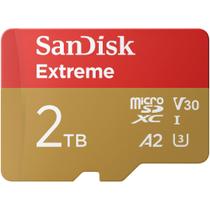 Cartão de memória SanDisk Extreme microSDXC 2TB UHS-I com adaptador