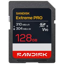 Cartão de Memória SanDisk Extreme PRO 128 GB UHS-II V90 Cartão de Memória SanDisk Extreme PRO 128 GB UHS-II V90