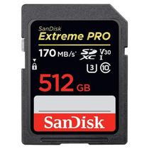 Cartão de Memória SanDisk Extreme Pro 512GB 170MB/s SDSDXXD-512G-GN4IN