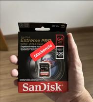 Cartão De Memória Sandisk Extreme Pro 64gb 200mb