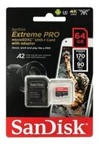 Cartão De Memória Sandisk Extreme Pro 64Gb Classe 10
