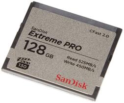 Cartão de memória SanDisk Extreme PRO CFast 2.0 128GB Cartão de memória SanDisk Extreme PRO CFast 2.0 128GB