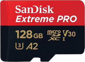 Cartão de memória sandisk extreme pro micro sd xc 128gb 200mb/s