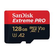 Cartão de Memória SanDisk Extreme PRO microSDXC 128GB C10 U3 V30 A2 - SDSQXCD-128G-GN6MA Cartão de Memória SanDisk Extreme PRO microSDXC 128GB C10 U3 V30 A2 - SDSQXCD-128G-GN6MA