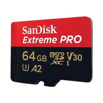 Cartão De Memória SanDisk Extreme pro microSDXC UHS-I A2 C10 U3 V30 4K UHD De 64GB 128GB 256GB