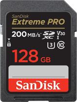 Cartão de Memória SanDisk Extreme PRO SDXC 128GB - UHS-I C10 V30 4K