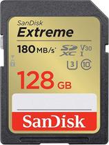 Cartão de Memoria Sandisk Extreme Sd 128gb/180mbs
