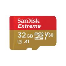 Cartão De Memória Sandisk Extreme Sdxc 32gb Class 10 150 Mb/s C/ Adaptador Sdsqxaf-032g-gn6ma
