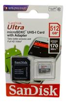 Cartão De Memoria Sandisk Micro Sd 512Gb 170 MB/s Cartão De Memoria Sandisk Micro Sd 512Gb 170 MB/s
