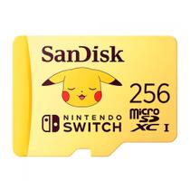 Cartão de Memória SanDisk MicroSD 256GB, Nintendo Switch Pokémon - SDSQXAO-256G-GN6ZK Cartão de Memória SanDisk MicroSD 256GB, Nintendo Switch Pokémon - SDSQXAO-256G-GN6ZK