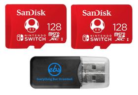Cartão de memória SanDisk microSD Ultra 128GB Nintendo Switch