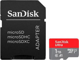 Cartão de Memória Sandisk Microsdxc Ultra SDSQUAC-1T00-GN6MA Uhs-I 1TB 150MB/s 2X1 Cartão de Memória Sandisk Microsdxc Ultra SDSQUAC-1T00-GN6MA Uhs-I 1TB 150MB/s 2X1
