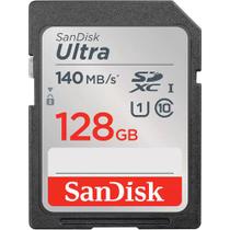 Cartão de memória sandisk sd xc 128gb ultra uhs-i 140mb/s