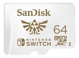 Cartão de memória SanDisk SDSQXAT-064G-GNCZN Nintendo 64GB - Alinee