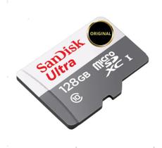 Cartão De Memória Sandisk Ultra 128GB Classe 10+ Adaptador