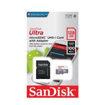 Cartao de Memoria Sandisk Ultra 128GB Micro SD Sdxc Uhs-i Classe 10 C/ Adaptador Cartao de Memoria Sandisk Ultra 128GB Micro SD Sdxc Uhs-i Classe 10 C/ Adaptador