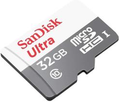 Cartão De Memoria Sandisk Ultra 32gb -80mb/S -Sdsquns-032g-Gn3ma