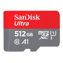 Cartão de Memória SanDisk Ultra 512GB - Velocidade de Transferência de 120MB/s