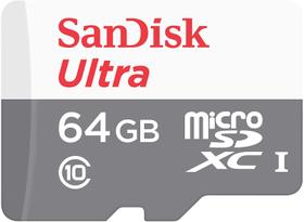 Cartão De Memória Sandisk Ultra Com Adaptador Sd 64gb