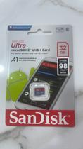 Cartão de Memória Sandisk Ultra Micro SDSQUAR-32G-GN6MN 32GB Classe 10 A1 98MB