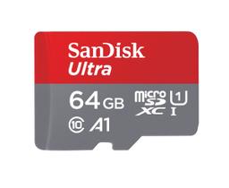 Cartão de memória SanDisk Ultra microSD 64GB 140MB/s para Android Cartão de memória SanDisk Ultra microSD 64GB 140MB/s para Android