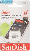 Cartão de memória SanDisk Ultra microSDHC 32GB 100MB/s Classe 10