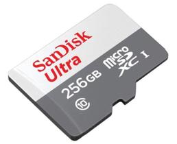 Cartão De Memória Sandisk Ultra Sd 256gb 100mb/s SDSQUNR-256G-GN6TA