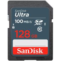 Cartão de Memória SanDisk Ultra SDHC UHS-I, 128GB, 100MB/s - SDSDUNR-128G-GN3IN
