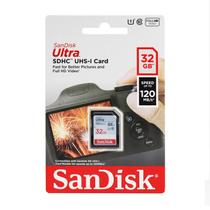 Cartão de memória SanDisk Ultra SDHC UHS-I 32GB (pacote com 3) Cartão de memória SanDisk Ultra SDHC UHS-I 32GB (pacote com 3)