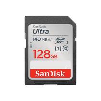Cartão de Memória SanDisk Ultra SDSDUNB 128GB - Velocidade de até 140MB/s