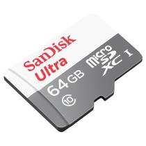 Cartão de Memória SanDisk Ultra UHS-I Classe 10 64GB c/ Adaptador - SDSQUNR-064G-GN3MA