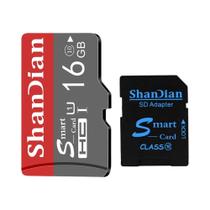 Cartão De Memória SD Inteligente De 64GB Classe 10 Para Smartphone E Tablet, Cartão TF De 16GB E