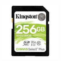 Cartao de Memoria SD Kingston Canvas Select 256GB / 100MBS / Classe 10 - (SDS2/256GB)