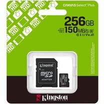 Cartão De Memória Sd Kingston Canvas Select Plus 256Gb Cartão De Memória Sd Kingston Canvas Select Plus 256Gb