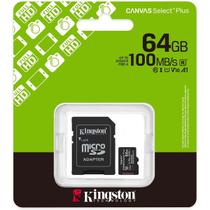 Cartão De Memória Sd Kingston Select Plus Class 10 64Gb Cartão De Memória Sd Kingston Select Plus Class 10 64Gb
