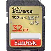 Cartão de Memória SD Sandisk Extreme 100-60 MB/s C10 U3 V30 32 GB (SDSDXVT-032G-Gncin) Cartão de Memória SD Sandisk Extreme 100-60 MB/s C10 U3 V30 32 GB (SDSDXVT-032G-Gncin)