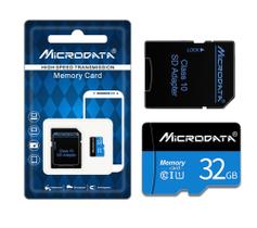 Cartão de Memória SDHC 32GB Classe 10 Com Adaptador Microdata