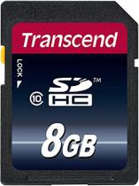 Cartão de Memória SDHC 8GB Transcend Classe 10