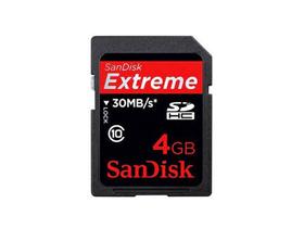 Cartão de Memória SDHC Extreme 4GB - SanDisk