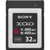 Cartão de memória xqd sony 32gb g series - qd-g32e