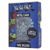 Cartão de metal de edição limitada Yu-Gi-Oh! Time Wizard Fanattik Cartão de metal de edição limitada Yu-Gi-Oh! Time Wizard Fanattik