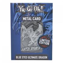 Cartão de metal YU-GI-OH! Edição limitada Blue Eyes Ultimate Dragon