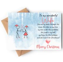 Cartão de Natal TRIDECOR Romantic Noel - Para Esposa e Marido Cartão de Natal TRIDECOR Romantic Noel - Para Esposa e Marido