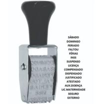 Cartão de Ponto Carimbo diversos dizeres Cartão de Ponto Carimbo diversos dizeres