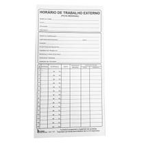 Cartao de Ponto Horario Externo BL 100 FL Tamoio