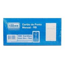 Cartão de Ponto Mensal RB 100 Cartões Tilibra